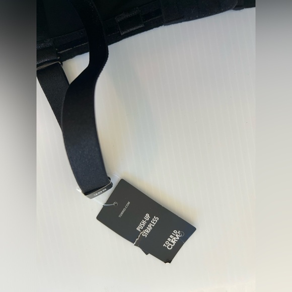 Torrid Curve Bra 50C Black Lace‎ Underwire NWT Push-up Strapless - Picture 11 of 11